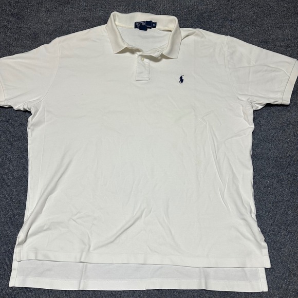 Polo Ralph Lauren Other - Polo Ralph Lauren Mens XL White Short Sleeve Cotton Pony Logo Polo Shirt